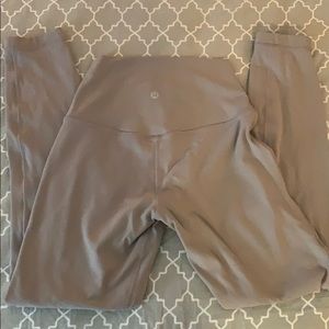 Lululemon align 25” leggings in shade dark chrome
